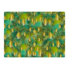 Love To The Flowers And Colors In A Beautiful Habitat Double Sided Flano Blanket (mini)  by pepitasart