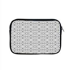 Modern Tribal Black And White Ornate Stripes Apple MacBook Pro 15  Zipper Case