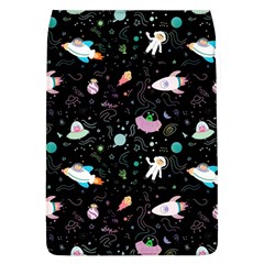 Funny Astronauts, Rockets And Rainbow Space Removable Flap Cover (l) by SychEva