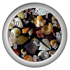 250x Sand Wall Clock (silver) by SomethingForEveryone