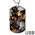 250x Sand Dog Tag USB Flash (Two Sides) Front