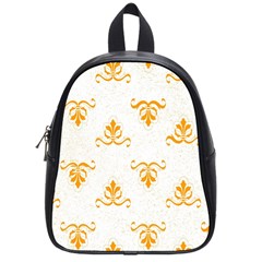 White With Orange Fdl School Bag (small) by SomethingForEveryone