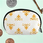 White With Orange Fdl Accessory Pouch (Large) Front