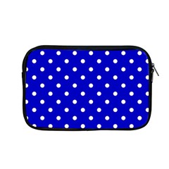 1950 Blue White Dots Apple Macbook Pro 13  Zipper Case by SomethingForEveryone