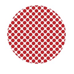 White W Red Dots Mini Round Pill Box (pack Of 3) by SomethingForEveryone