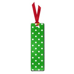 1950 Green White Dots Small Book Marks