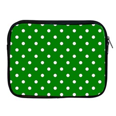 1950 Green White Dots Apple Ipad 2/3/4 Zipper Cases