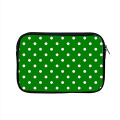 1950 Green White Dots Apple Macbook Pro 15  Zipper Case by SomethingForEveryone