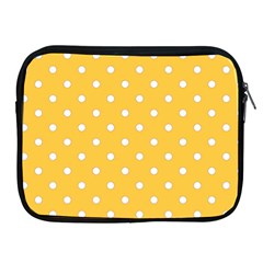 1950 Happy Summer Yellow White Dots Apple Ipad 2/3/4 Zipper Cases by SomethingForEveryone