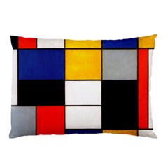 Composition A By Piet Mondrian Pillow Case (two Sides)