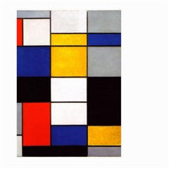 Composition A By Piet Mondrian Large Garden Flag (two Sides) by maximumstreetcouture