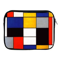 Composition A By Piet Mondrian Apple Ipad 2/3/4 Zipper Cases by maximumstreetcouture