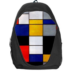 Composition A By Piet Mondrian Backpack Bag by maximumstreetcouture