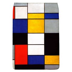 Composition A By Piet Mondrian Removable Flap Cover (l) by maximumstreetcouture