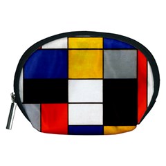 Composition A By Piet Mondrian Accessory Pouch (medium) by maximumstreetcouture