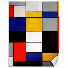 Composition A By Piet Mondrian Canvas 12  X 16  by maximumstreetcouture