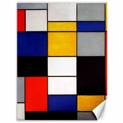 Composition A By Piet Mondrian Canvas 36  X 48  by maximumstreetcouture