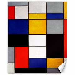 Composition A By Piet Mondrian Canvas 11  X 14  by maximumstreetcouture