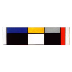 Composition A By Piet Mondrian Satin Scarf (oblong)