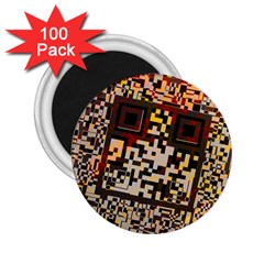 Root Humanity Bar And Qr Code Combo In Brown 2 25  Magnets (100 Pack)  by WetdryvacsLair