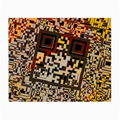 Root Humanity Bar And Qr Code Combo In Brown Small Glasses Cloth by WetdryvacsLair