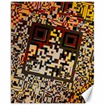 Root Humanity Bar And Qr Code Combo In Brown Canvas 16  x 20  15.75 x19.29  Canvas - 1