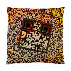 Root Humanity Bar And Qr Code Combo In Brown Standard Cushion Case (one Side) by WetdryvacsLair