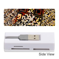 Root Humanity Bar And Qr Code Combo In Brown Memory Card Reader (stick) by WetdryvacsLair