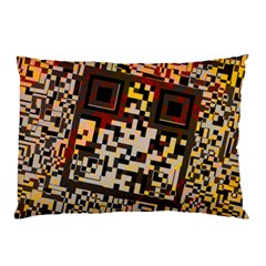 Root Humanity Bar And Qr Code Combo In Brown Pillow Case (two Sides) by WetdryvacsLair