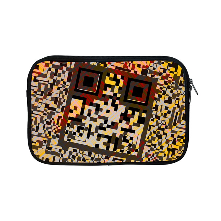 Root Humanity Bar And Qr Code Combo In Brown Apple iPad Mini Zipper Cases