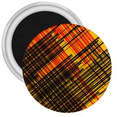 Root Humanity Orange Yellow And Black 3  Magnets by WetdryvacsLair