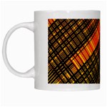 Root Humanity Orange Yellow and Black White Mugs Left