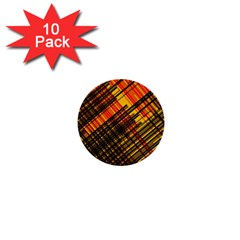 Root Humanity Orange Yellow And Black 1  Mini Buttons (10 Pack)  by WetdryvacsLair