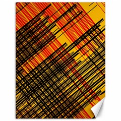 Root Humanity Orange Yellow And Black Canvas 12  X 16  by WetdryvacsLair