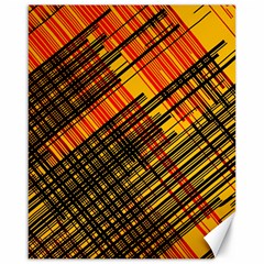 Root Humanity Orange Yellow And Black Canvas 16  X 20  by WetdryvacsLair