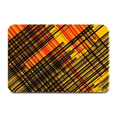 Root Humanity Orange Yellow And Black Plate Mats by WetdryvacsLair