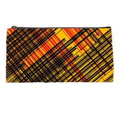 Root Humanity Orange Yellow And Black Pencil Case by WetdryvacsLair