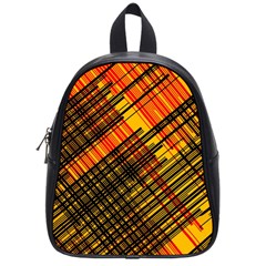 Root Humanity Orange Yellow And Black School Bag (small) by WetdryvacsLair