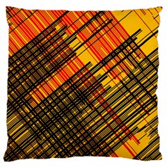 Root Humanity Orange Yellow And Black Standard Flano Cushion Case (two Sides) by WetdryvacsLair