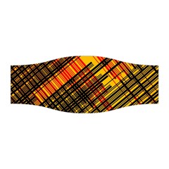 Root Humanity Orange Yellow And Black Stretchable Headband by WetdryvacsLair