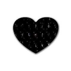 Sequence Card Collection Heart Coaster (4 Pack)  by WetdryvacsLair