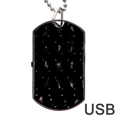 Sequence Card Collection Dog Tag Usb Flash (one Side) by WetdryvacsLair