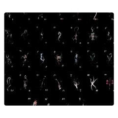 Sequence Card Collection Double Sided Flano Blanket (small)  by WetdryvacsLair