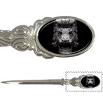 Creepy Lion Head Sculpture Artwork 2 Letter Opener Front