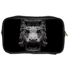 Creepy Lion Head Sculpture Artwork 2 Toiletries Bag (One Side)