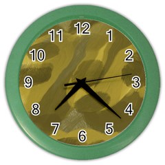 Olives Color Wall Clock