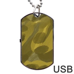 Olives Dog Tag Usb Flash (two Sides) by kiernankallan