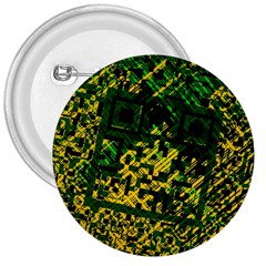 Root Humanity Bar And Qr Code Green And Yellow Doom 3  Buttons by WetdryvacsLair