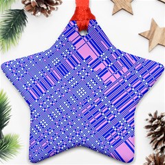 Root Humanity Barcode Purple Pink And Galuboi Ornament (star) by WetdryvacsLair