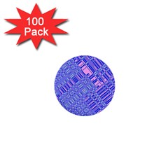 Root Humanity Barcode Purple Pink And Galuboi 1  Mini Buttons (100 Pack)  by WetdryvacsLair